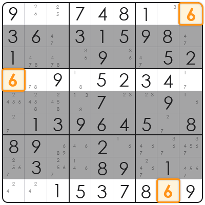 sudoku pointing pairs strategy